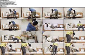 [仙岛原创] 新人萍萍（第一部）第一次尝试捆绑束缚拿毛毛刷她她说感觉麻麻酥酥的有种莫名其妙的K感黑色丝袜娇声喘息内裤都湿了-丝依依