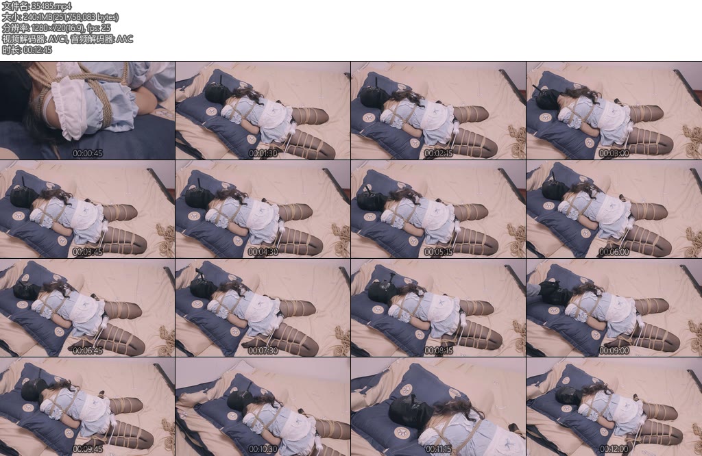 [亚洲绳艺] 禁忌收容所 收容（07）试试乳胶呼吸口塞棒子GC的玩法-丝依依