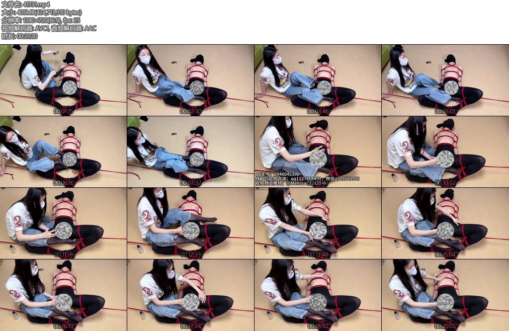 [黑魔法师] 颜老师的绳缚X_X不听话的小男友竟然敢出去鬼混回家后被颜老师用绳子m字开腿捆绑-丝依依