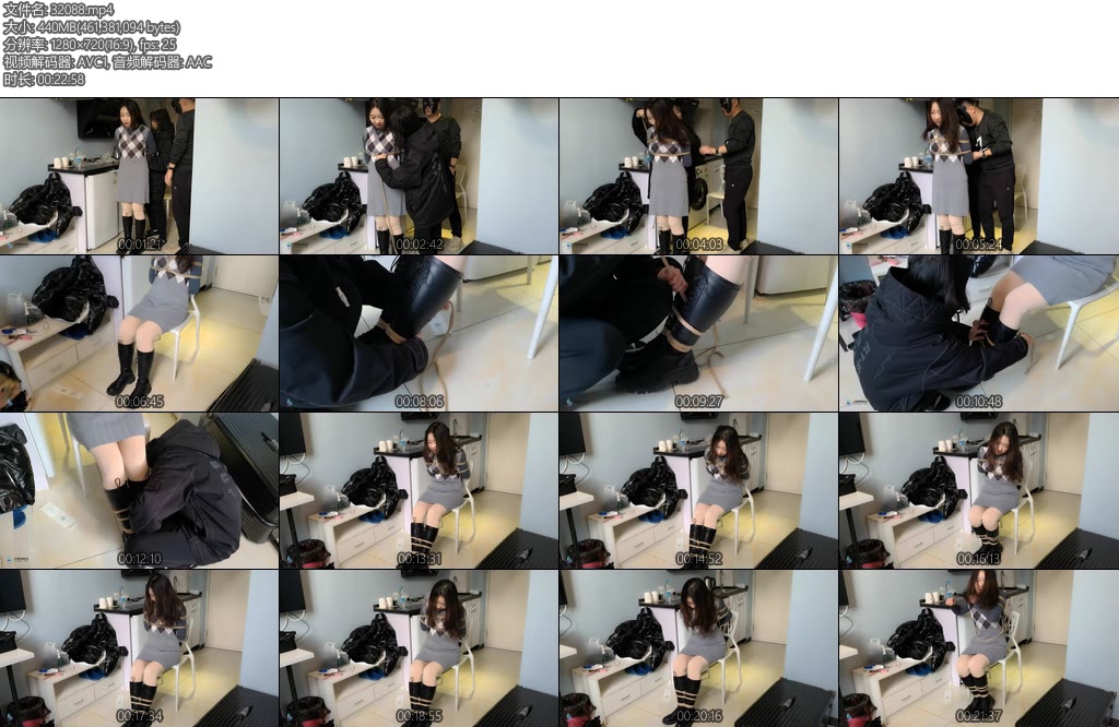 [JS原创] 新模七穗首次捆绑体验长靴日式女女绑-丝依依