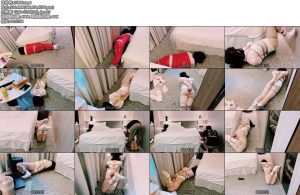 [亚洲绳艺] 伪娘诺诺紧缚实验之移动能力测试一-丝依依