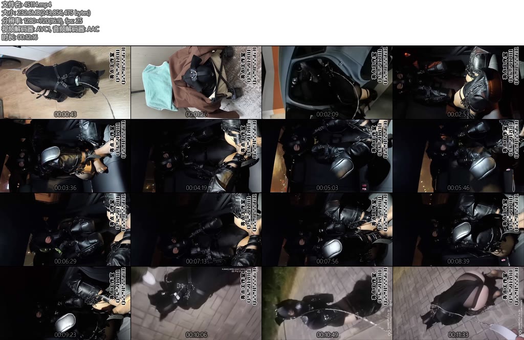 [亚洲绳艺] 亮点 梅梅冻小姐姐首秀户外K9-丝依依