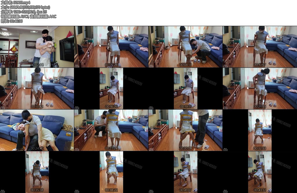 [墨色原创] 微剧情独居女孩被入室绑架捂晕醒来挣脱逃跑又被再次捂晕捆绑-丝依依