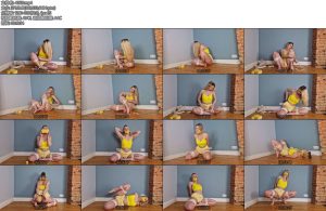 [欧美绳艺] SELF BONDAGE IN SUNSHINE YELLOW-丝依依