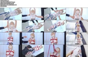 [惩戒学园] 亡国女骑士的末日悲歌正片女骑士战败play白丝长靴蛇缚墙高绞刑极限呼吸抑志-丝依依