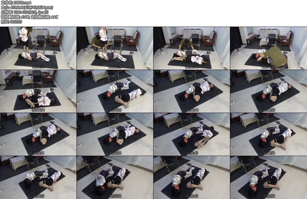 [美束映画] 菜鸟刑讯师与美女怪盗（04）挣扎开的宋伊雪也难逃被重新捆绑的命运-丝依依