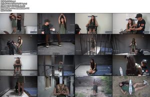 [MJ影视] 万丈深渊 漂亮的琪琪为了买包包衣服替朋友捎带包裹身陷万丈深渊被带上工字刑具-丝依依