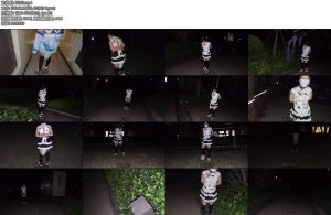 [苏苏原创] 小厨娘苏苏丸子头女仆黑丝尾巴小区行走五花大绑戴脚镣踢足球拴在树下td折磨-丝依依