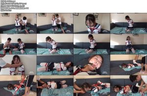 [蔚蓝艺束] 瑶瑶 日本元气高中生的红绳束缚体验-丝依依