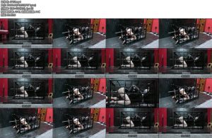 [鹿角与猫爪] 笼中放置在笼子里认真反思才能得到棒棒和插件的奖励四肢铐起装笼固定头戴皮革头套吊起手臂直臂挂着铁杆屁股X入插件铁笼绝对禁锢-丝依依