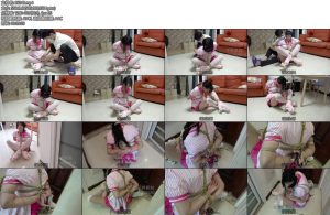 [子衿原创] 琳琳轮滑鞋五花团缚蒙眼口球找剪子解缚逃脱-丝依依