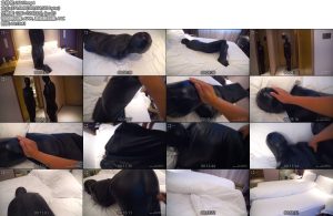 [恋物幻者] 把小姐姐塞进涂胶木乃伊睡袋激烈挣扎又紧又闷-丝依依