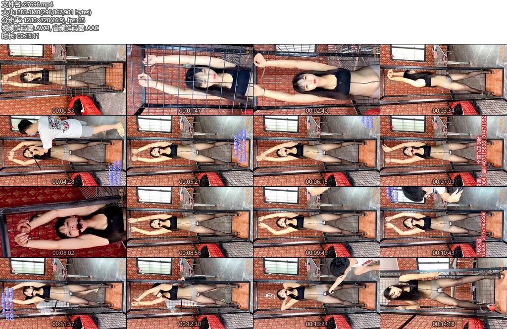 [xiao素素] 思思铁笼忍耐 皮鞭抽-丝依依