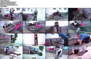 [逍遥原创] king高质量定拍黑丝高级美奴 （上）超写实风挣扎 黑丝情趣紧身衣！高质量美模特超高演技挣扎表演-丝依依