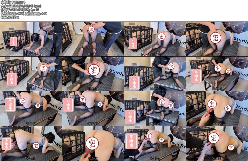 [雨辰原创] 三调教体验之非鱼之乐上黑丝美腿狗笼关押视奸娇妻颅内X_X玩胸虐阴羞辱强高X_X加持点潮神器娇喘求饶-丝依依