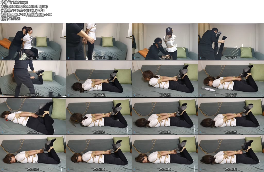 [JS原创] 凌熙 黑靴驷马捆绑 口球 棒刺激 SP-丝依依