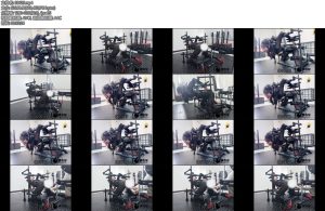 [缚心室] 油光黑丝女特工被俘记大型拘束架伺候修长美腿完美身材炮机AV棒折磨完全无法挣扎只能无助的扭屁股口水直流-丝依依