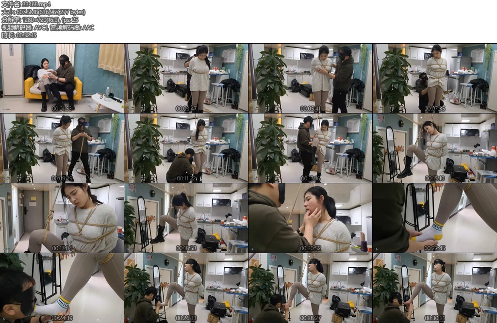 [JS原创] 八月狂欢节玖念 邪医（3）Part1：美女来到一家奇怪的诊所体验另类的疗法捆绑堵嘴恋足-丝依依