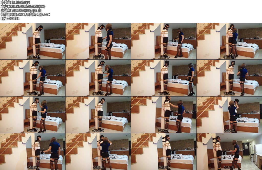 [亚洲绳艺] 双伪娘调教叶子搜查官鞭打拷问ol喵喵上集-丝依依