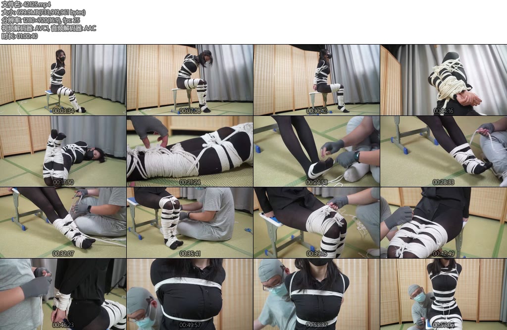 [象人原创] 渎竺原创嗷嗷800米棉绳直臂重度捆绑-丝依依