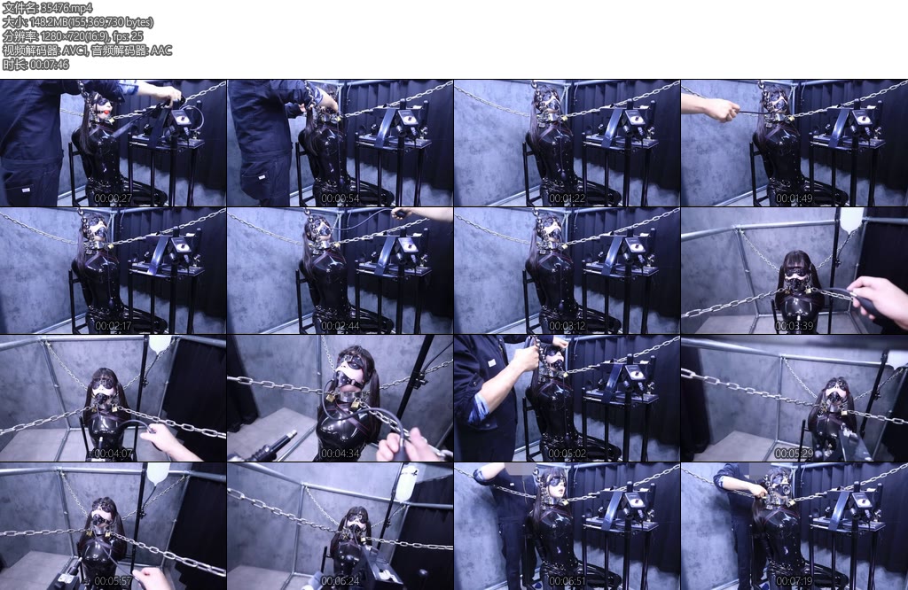 [D-Lemon] 10分ラバー強制イラマ調教complete plan 卑微的戴着口球等了主人好久，主人到底去哪了？-丝依依