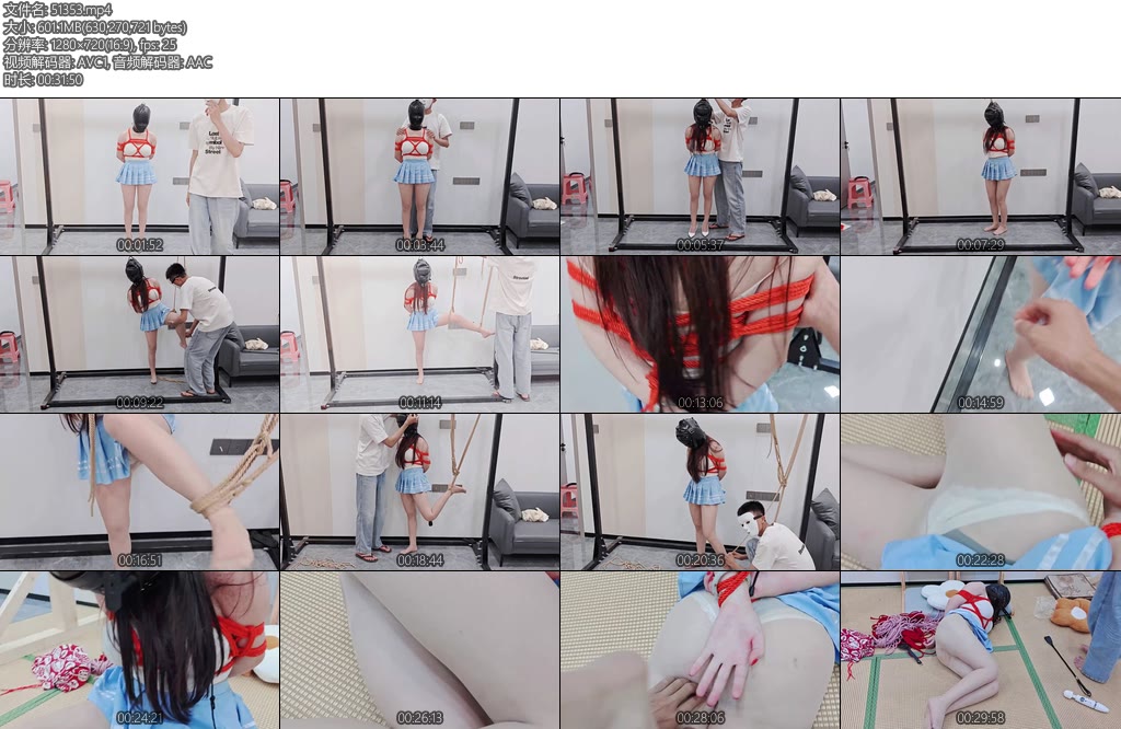 [云翎清风] 柳枝的头套封闭训练-丝依依