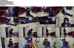 [亚洲绳艺] cos装订黑丝jk制服komi逃不掉的正在学习的时候敲门声响起科米桑走过去开门顿时被一个陌生人给下了-丝依依