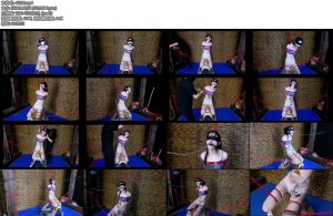 [飞天原创] 把柔仙儿后手观音紧缚在木马上最终经不住折磨口水和骚水暴出屁股一下子疼了2周终于老实了-丝依依