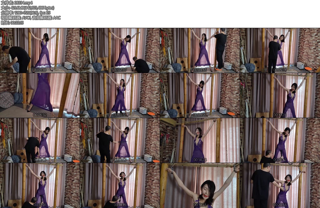 [随心原创] 苏樱紫纱裙 固定震动-丝依依