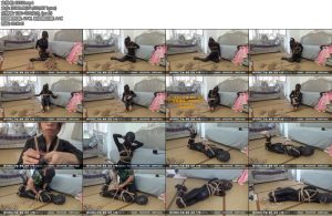 [新月原创] 琳媚长靴皮衣女侠脱缚挑战五身段极品高马尾皮衣反差极大TD长靴和超紧捆绑是绝配-丝依依