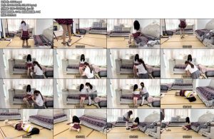 [新月原创] 佳怡工作室琳媚命令手铐脚镣行走最后使姐姐不满意被用胶带死死缠绕狠狠折磨根本反抗不了-丝依依