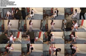 [随心原创] 杨蕊被绑架的女医生笼子镣铐悬吊-丝依依