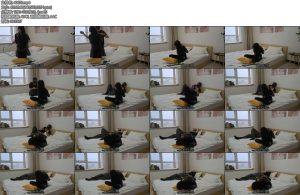 [JS原创] 宫怡黑胶衣五花大绑放置-丝依依