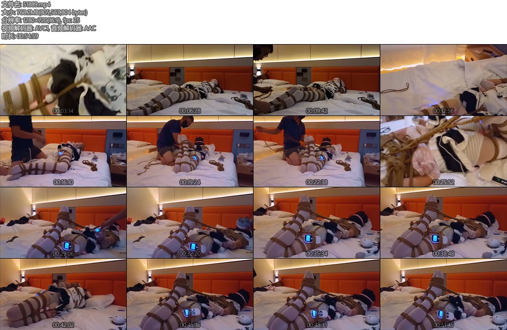 [浅墨原创] 白丝熊猫女仆蛋糕裙超紧日式放置极限驷马-丝依依