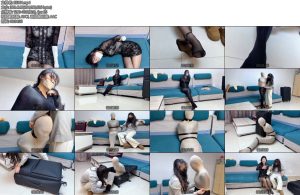 [梦川原创] 在游戏开始之前小女王双丝全包绝望装箱-丝依依