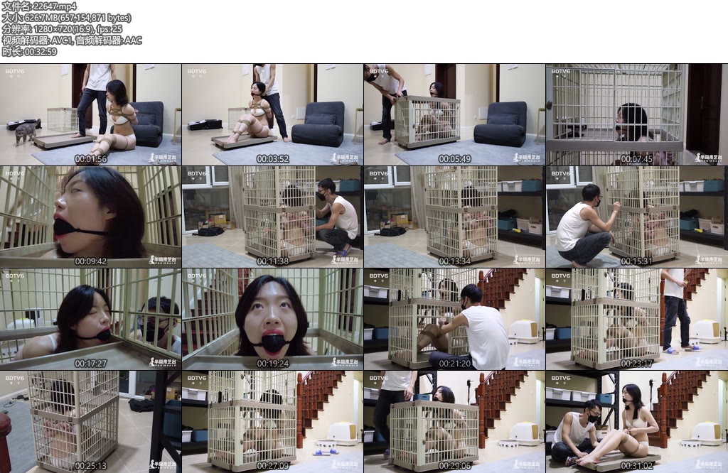 [半岛束艺] 猫笼里的无忧生活~海语-丝依依