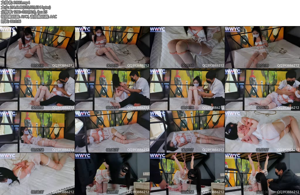 [雯雯原创] 唯美捆绑、痛苦吊！-丝依依