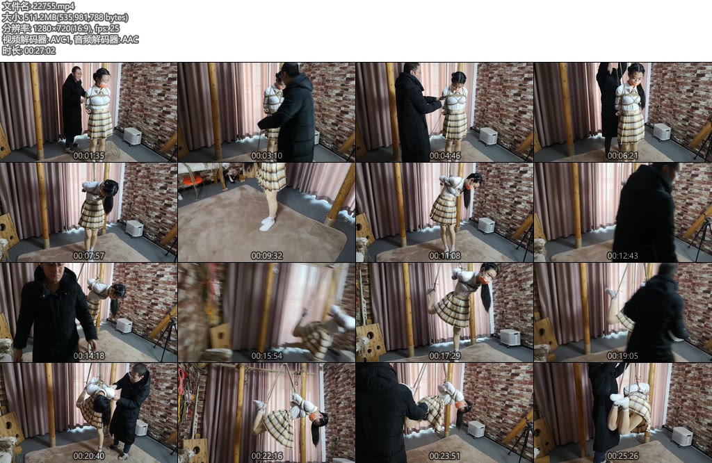 [束缘阁] 花羽JK 吊绑-丝依依