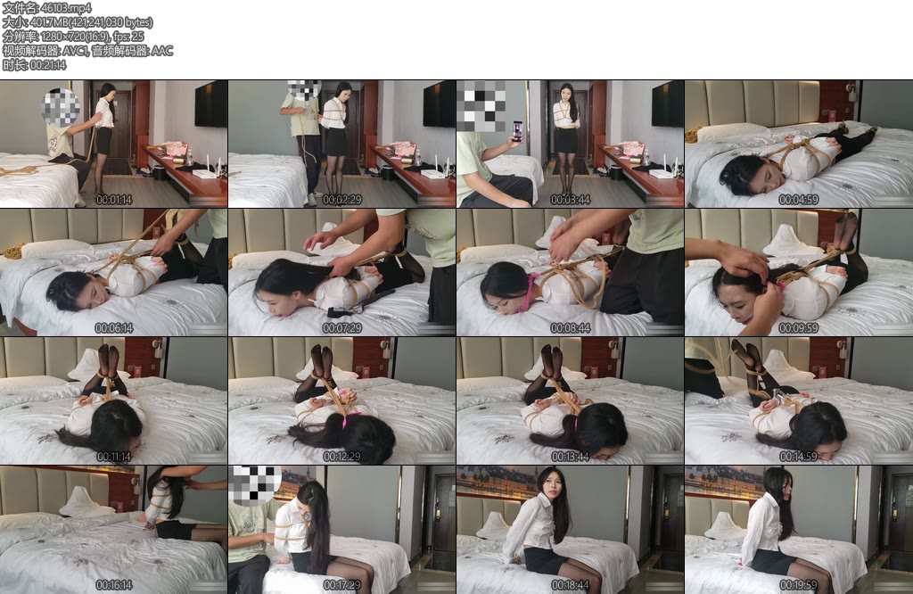 [绳命线] 蓝羽职业装黑丝日式驷马-丝依依