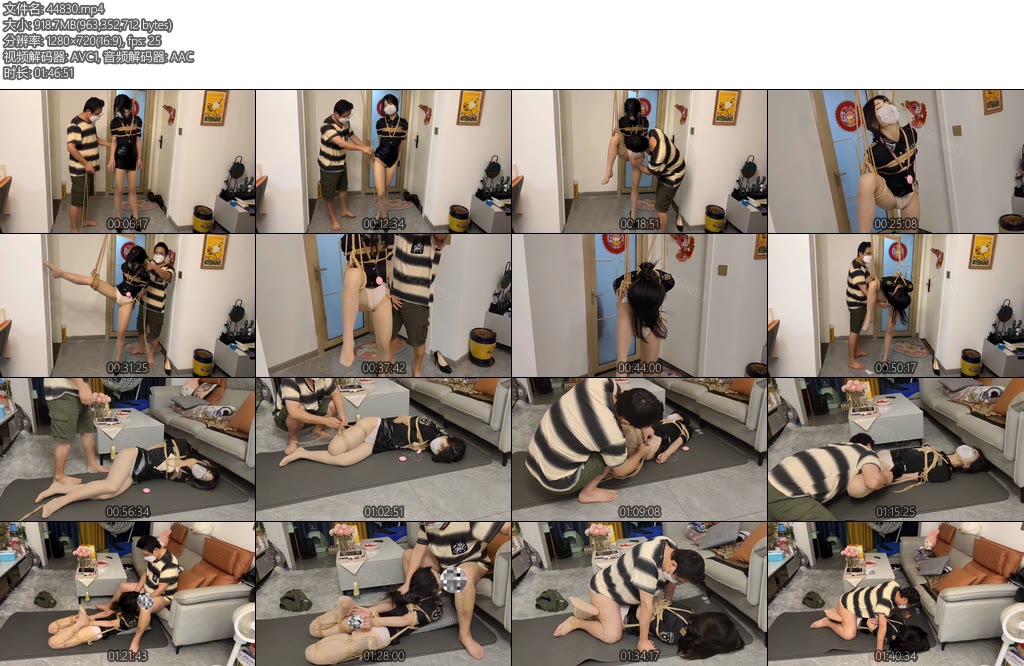 [欢乐谷] 女搜查官的末日深度调教2小时完整版 侦探偷鸡不成蚀把米，没想到被坏蛋捆绑调教测底沦为绳子下的奴隶-丝依依