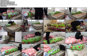 [子衿原创] 菲菲定拍绑架之棉被包裹-丝依依