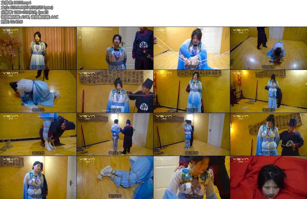 [一绳有你] 女侠客之死行侠仗义女侠被擒大堂受审木枷拶手杖刑极限龟甲敷致晕斩首-丝依依