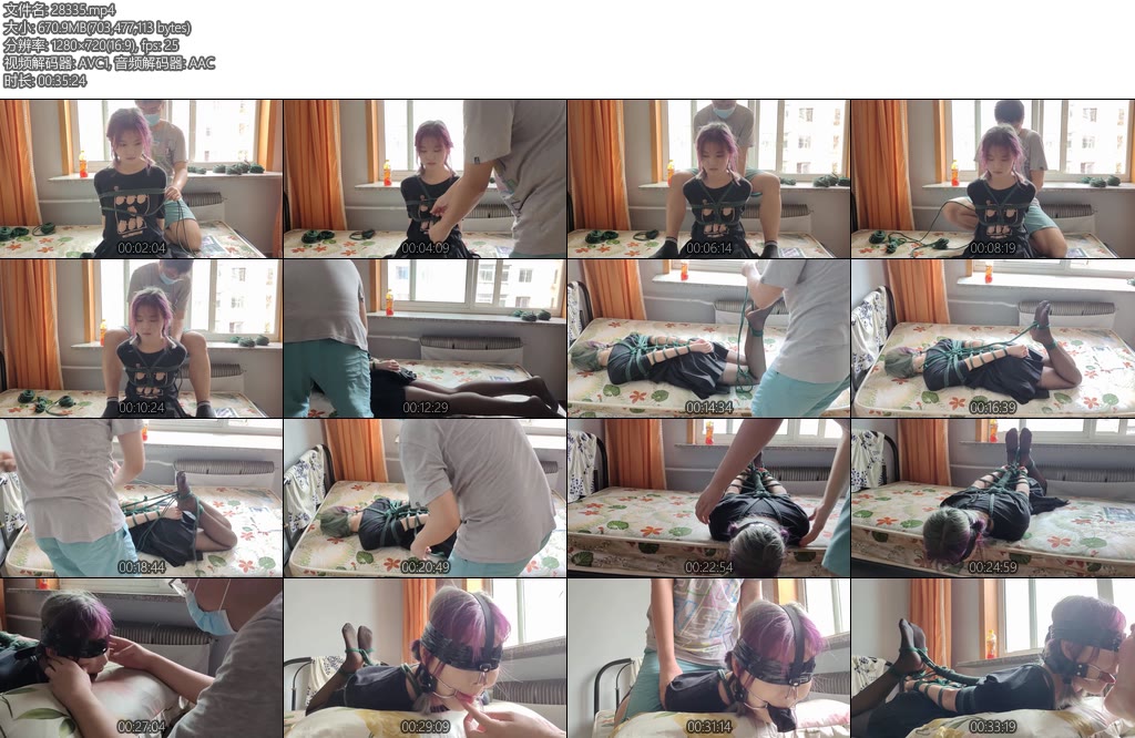 [WN原创] 美少女月潇驷马紧缚舔足训练-丝依依