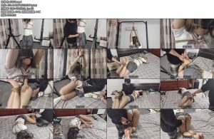 [御仙原创] 凌辱清纯的女大学生吊缚股绳SPTK口球-丝依依