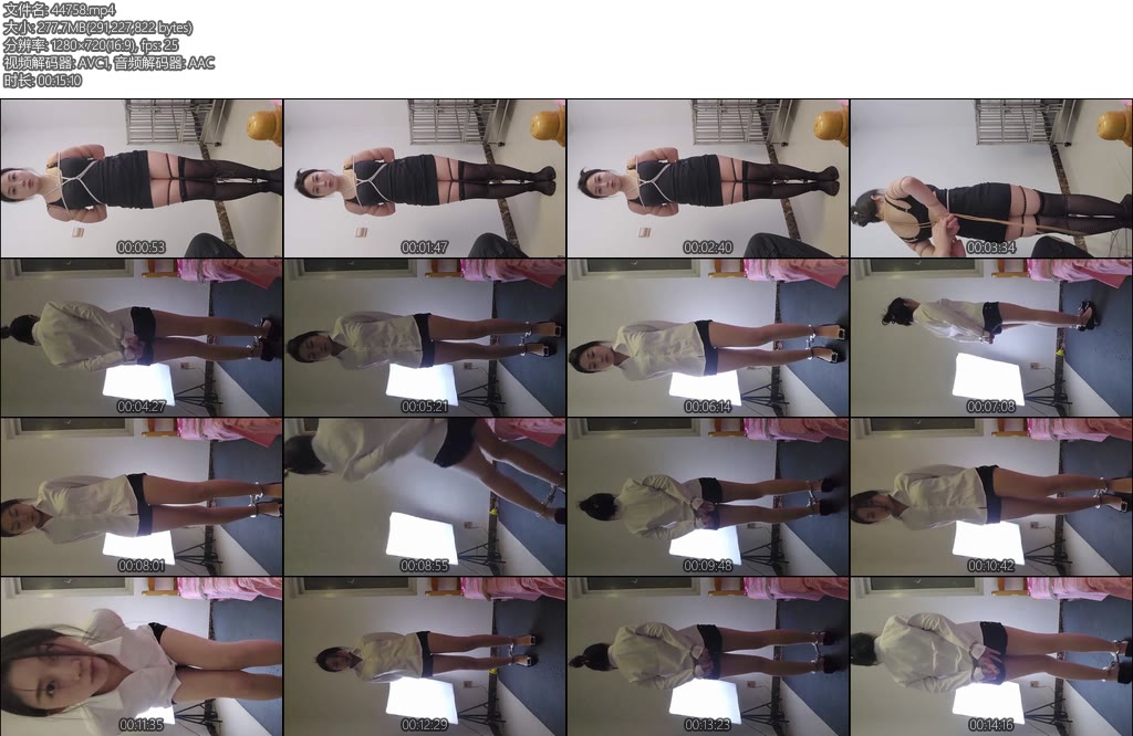 [皖北原创] 皖北绳艺 小丽绝美穿搭2和1捆绑丝袜高跟绝美容颜-丝依依