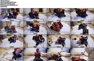 [亚洲绳艺] 极限捆绑郊狼窒息-丝依依