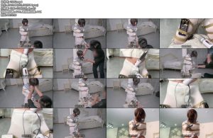 [鹿角与猫爪] 小爪爪的强制分腿（下集）折腿跪缚严厉调教、ZHIXI、训练器、双ZDB、郊狼电击器、夹子、棍打齐上阵-丝依依