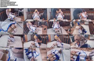 [BadCat] fateSaber蓝百合cos谁不想用圣剑玩弄被紧缚的saber呢双股五花大绑日式五星椅子捆缚挣扎圣剑玩弄原味堵嘴闻自己的臭鞋蒙眼强高-丝依依