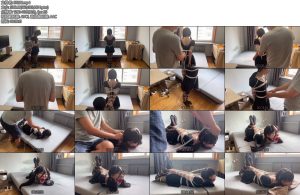 [玩奴原创] 超可爱如意妹子直臂蛇缚驷马娇小脸庞塞进极大马具口球堵嘴反差挣扎-丝依依