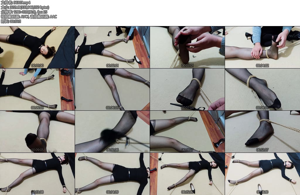 [表弟原创] 绳艺捆绑轻调教-丝依依